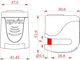 Kovix Alarmed Disc Lock - Image 3