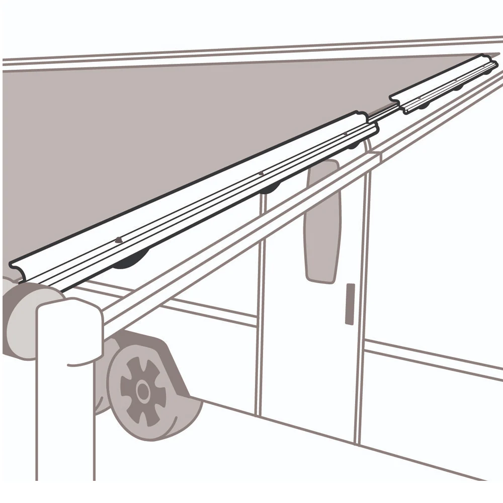 Supex White Caravan Awning Secura Bar Anti Flap Kit - Image 4